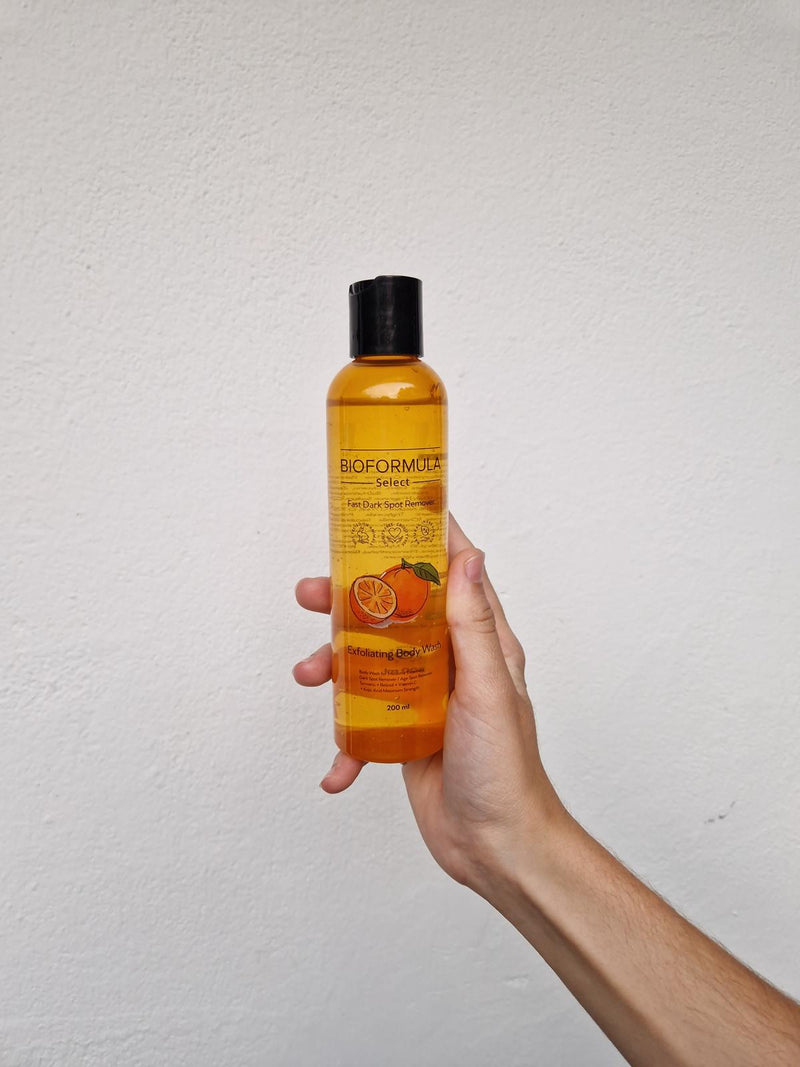 BioFormula Select  Kojic Acid Body Wash - Body Wash That Helps Lighten Dark Spots, Discoloration, Sun Spots, Age Spots & Post-Acne Marks, (1 pk, 30g)