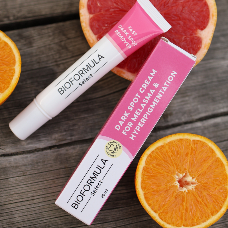 Fast Dark Spot Remover / Color Correction Fade Exfoliator, Safe Home Treatment for Hyperpigmentation & Melasma, Hydroquinone Maximum Strength