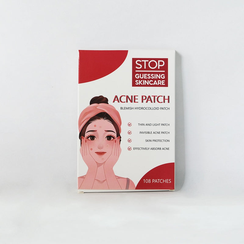 Stop Guessing Hydrocolloid Acne Pimple Patch for Covering Zits and Blemishes, Spot Stickers for Face and Skin