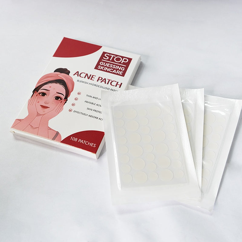 Stop Guessing Hydrocolloid Acne Pimple Patch for Covering Zits and Blemishes, Spot Stickers for Face and Skin